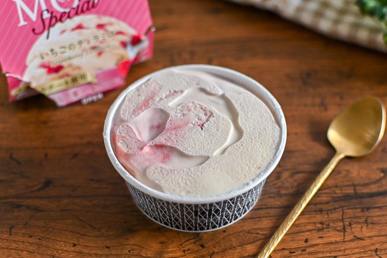 アイスの中身のアップ