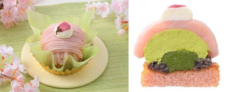 さくらと抹茶のモンブラン