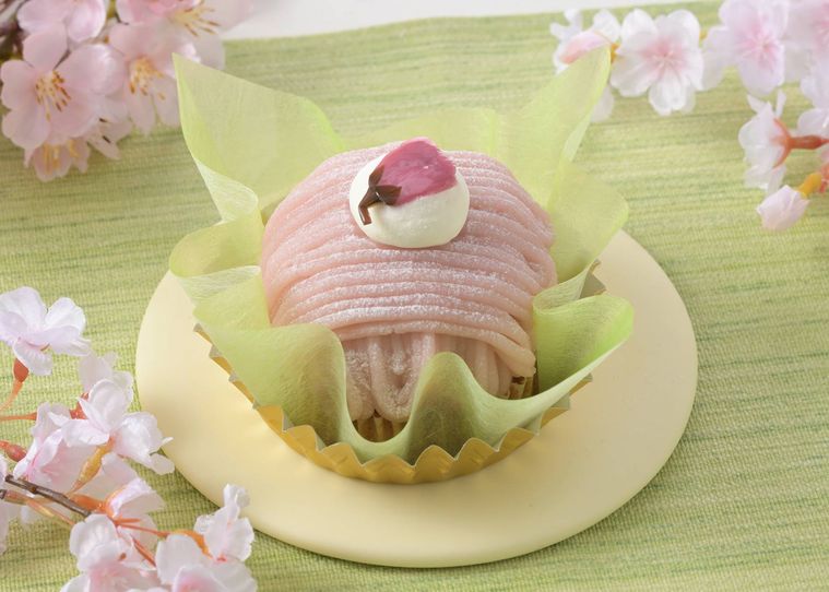 さくらと抹茶のモンブラン