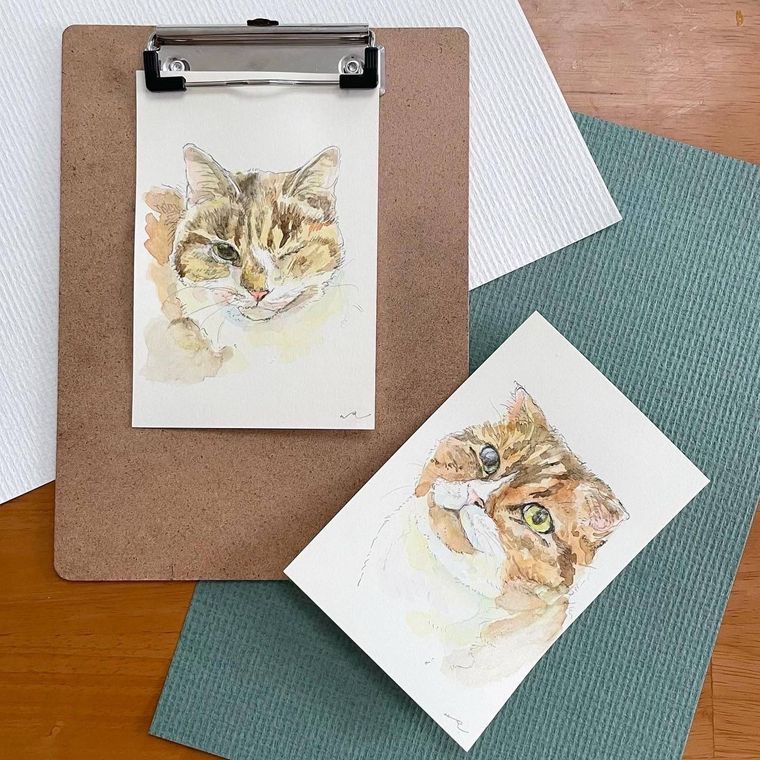 「Atelier gris-gris」による似顔絵イメージ