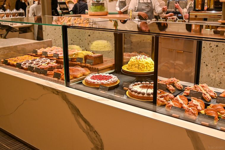 ショーケースのアップ