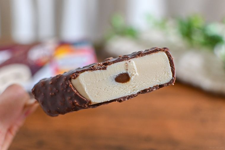 アイスの断面のアップ