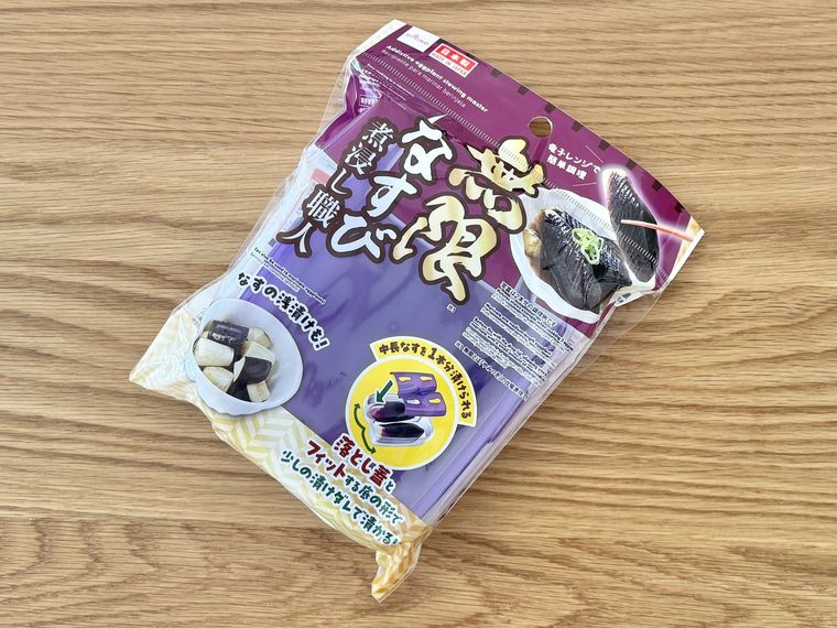 ダイソー無限なすび 煮浸し職人のパッケージ
