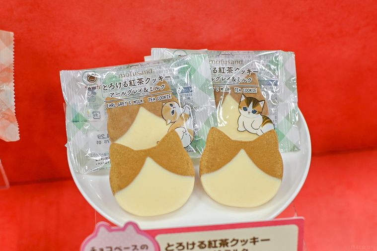 ねこ型のクッキー