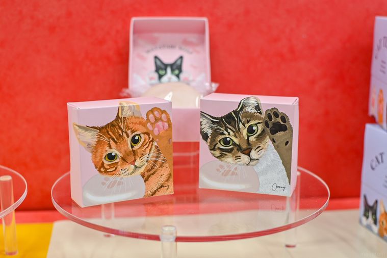 石鹸のパッケージのアップ