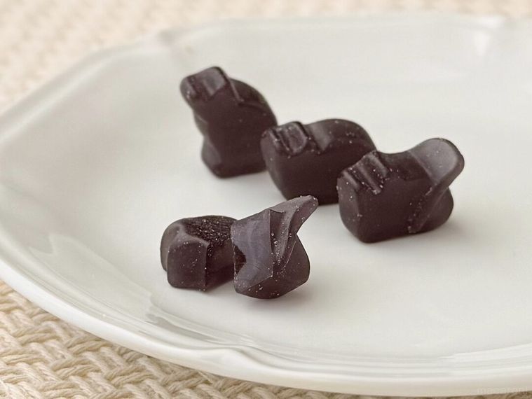 黒猫グミ ミグたんの断面