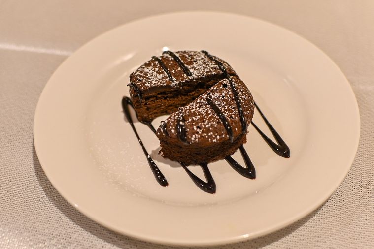 ガトーショコラのアップ