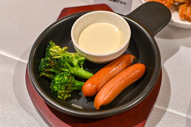 チーズフォンデュのアップ