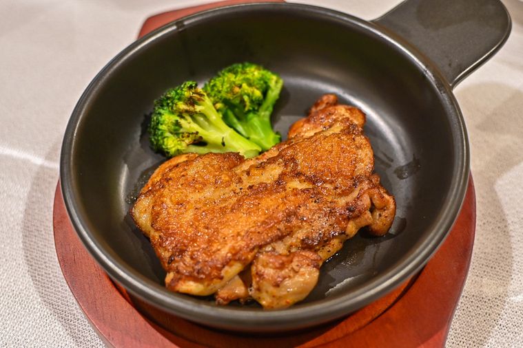 チキンのアップ