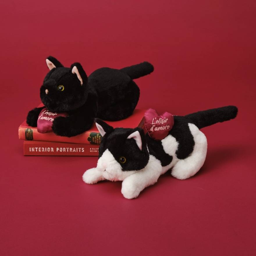 アフタヌーンティー　Cat's NapTime ぬいぐるみ　ブラック Amazon.co.jp: アフタヌーンティー Cat's NapTime ぬいぐるみ