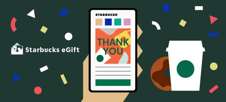 Starbucks eGiftのイメージビジュアル