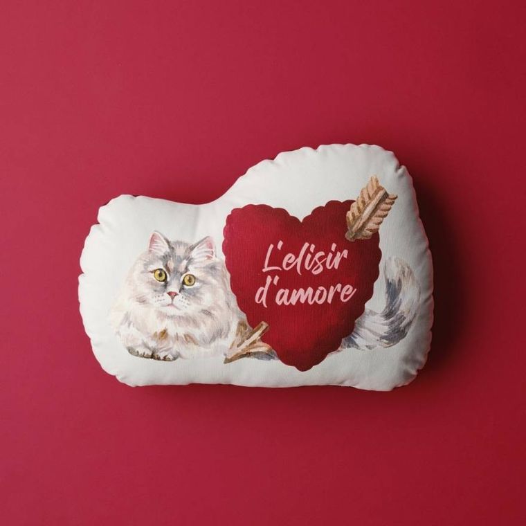 ダイカットクッションセリィが置かれている様子