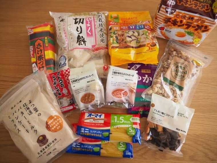 常温保存の食品
