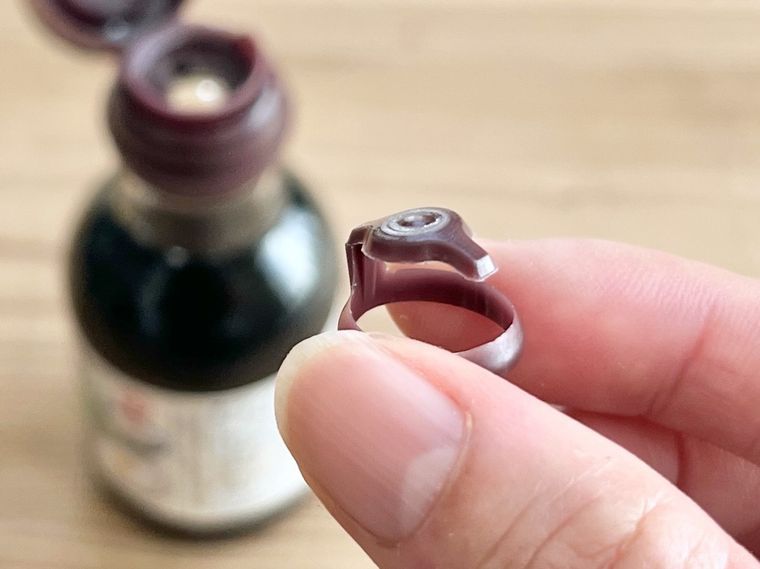 しょうゆの瓶についていた引き手