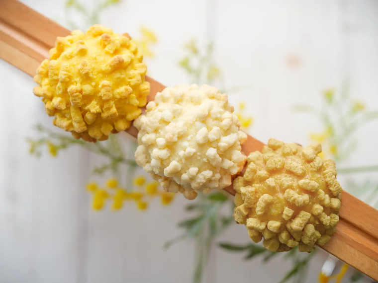 ミモザメロンパンプレーン・カボチャ・オレンジの3種セットのイメージ