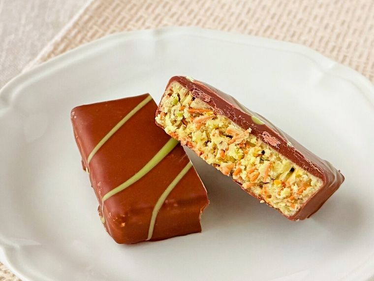 ドバイスタイルチョコの断面