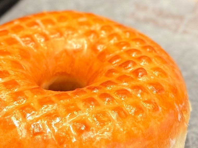 ハニーディップが盛り付けられている様子