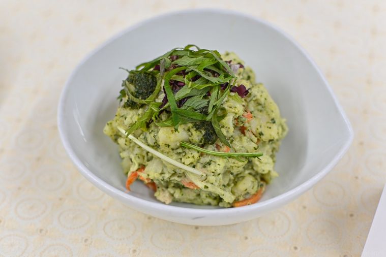 ポテトサラダのアップ