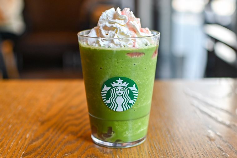 フラペチーノを正面から