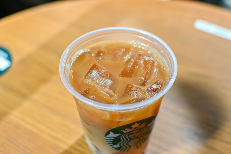 ティーラテを上から