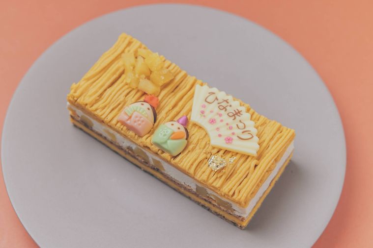 蜜芋モンブランケーキ ひな祭り