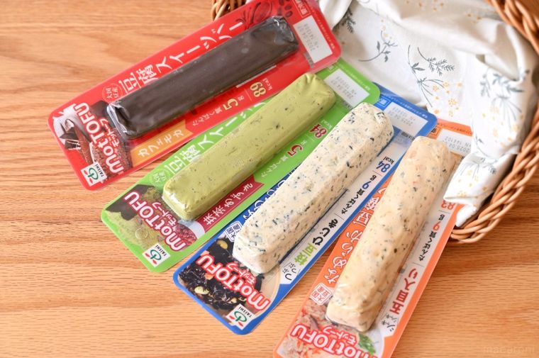 バスケットから出た4本の豆腐バー