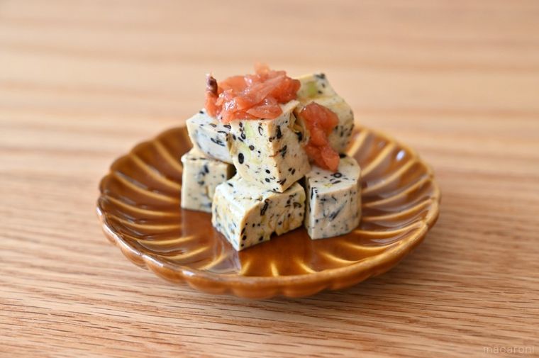 梅肉とあえたなめらか豆腐バー 枝豆ひじき