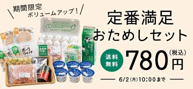 定番満足おためしセットのキャンペーン