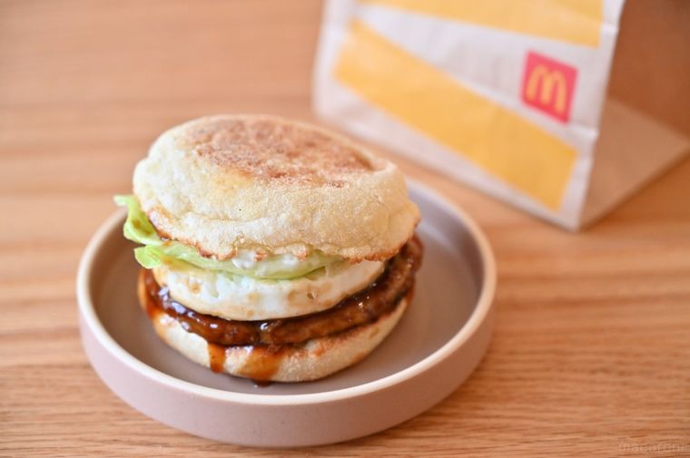 マクドナルドてりたまマフィンと紙袋