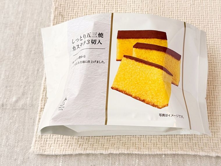 しっとり五三焼カステラのパッケージ