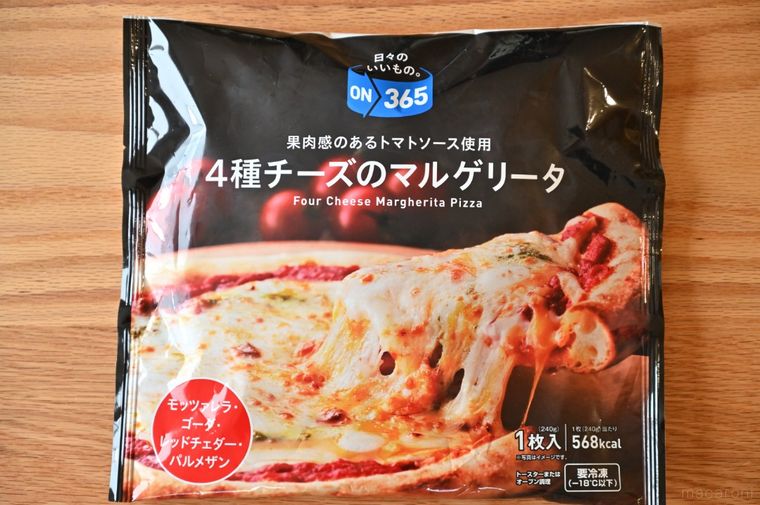 コスモス「4種チーズのマルゲリータ」のパッケージ