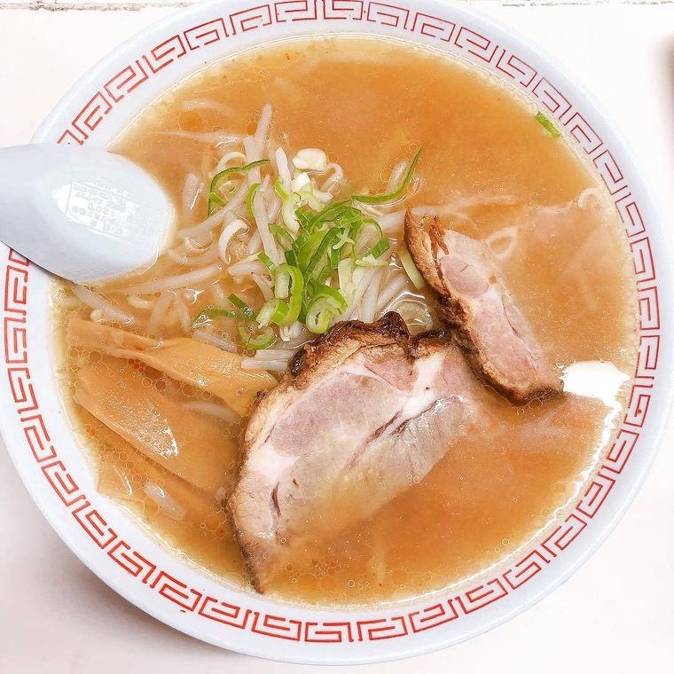 函館元祖バスラーメンのラーメン