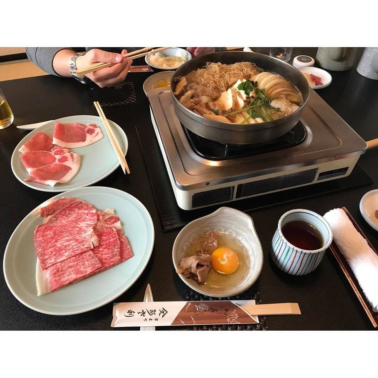 すき焼きお食事 黒毛和牛A3サーロインコース