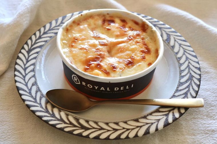 海老とチキンのマカロニグラタン