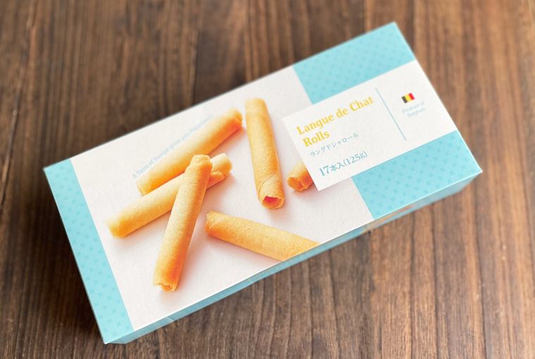 業務スーパーラングドシャロールのパッケージ