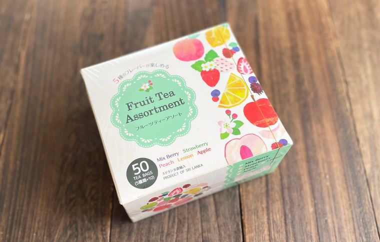 業務スーパーフルーツティーアソートのパッケージ