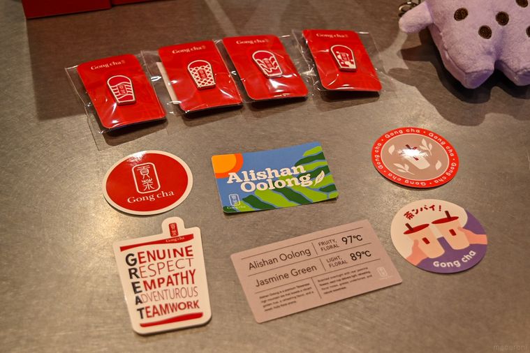 ゴンチャステッカーの集合