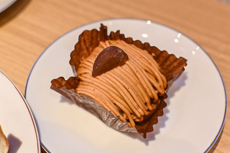 モンブランのアップ