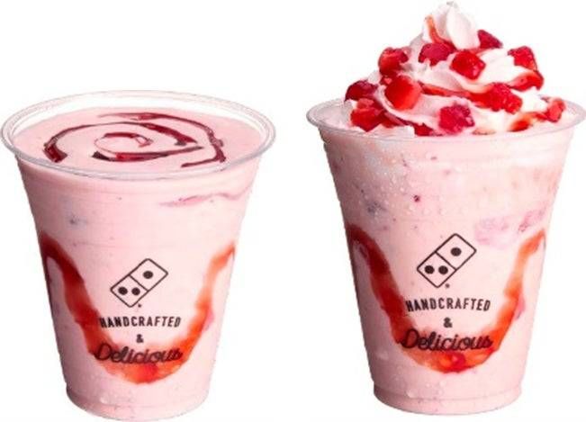 ドミノシェイク 春いちごあまおうソース