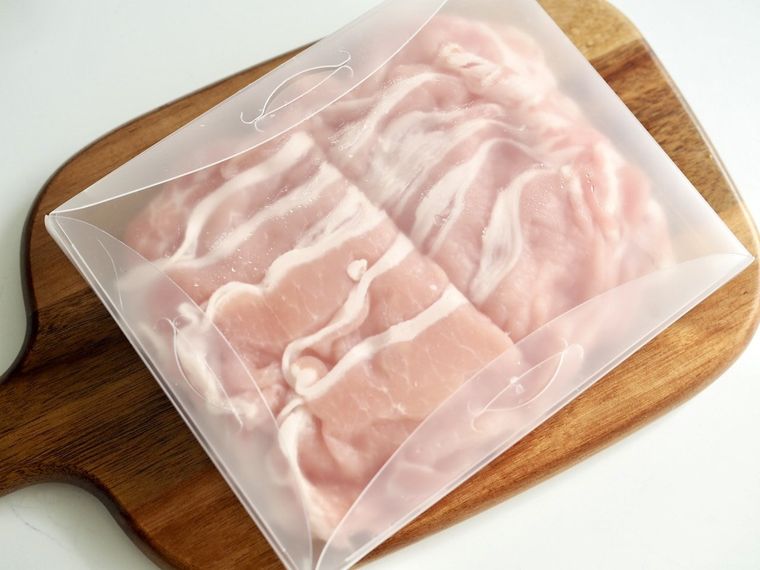 ニトリ「生肉の小分け冷凍パック」の使い方