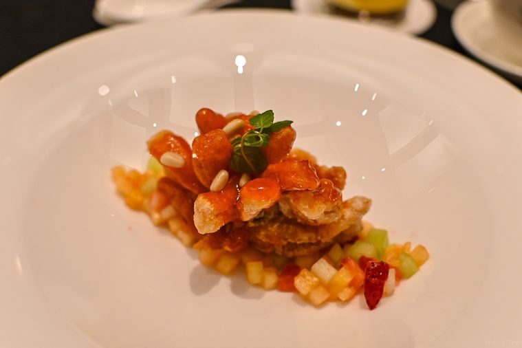 白身魚の揚げ物