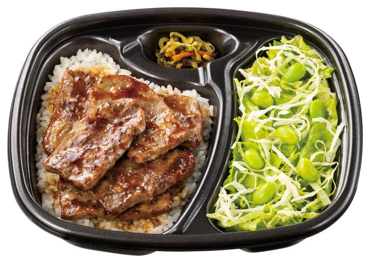 サラダビーフカットステーキコンボ