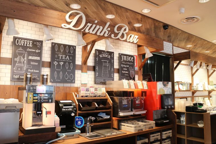 ステーキガストのドリンクバー