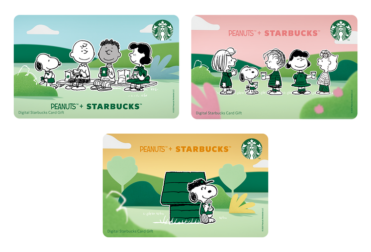 デジタル スターバックス カード ギフト3種