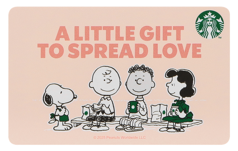 スターバックス カード PEANUTS LOVE 25