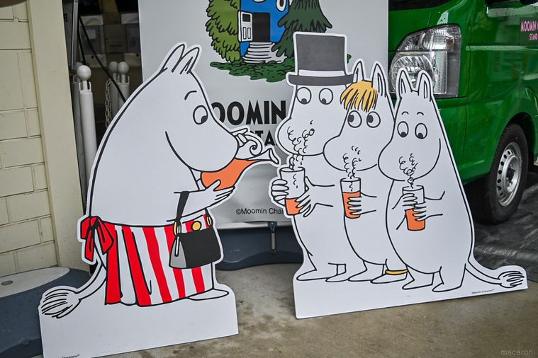 ムーミン谷のキャラクター集合パネル