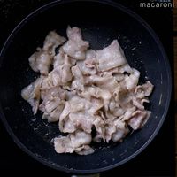 【作り方】豚肉ときくらげの卵炒め