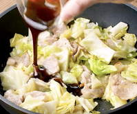 【作り方】豚肉とキャベツのオイスターソース炒め
