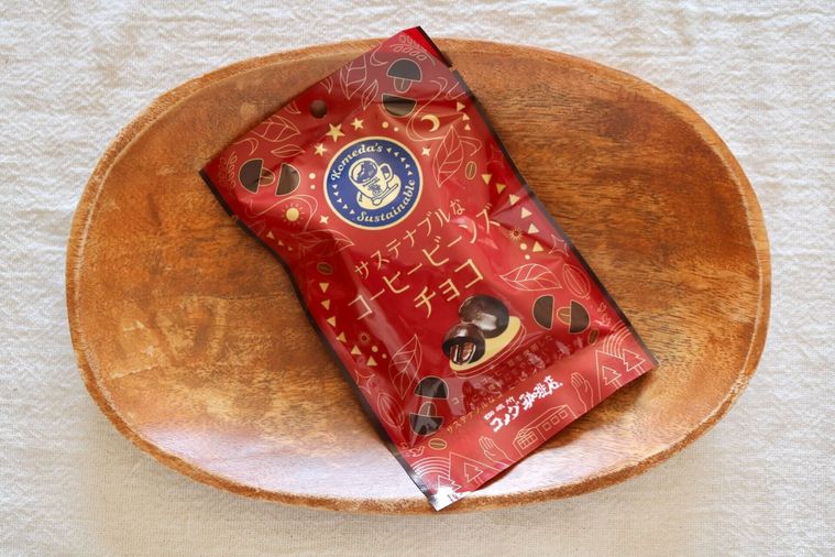 コーヒービーンズチョコのパッケージ