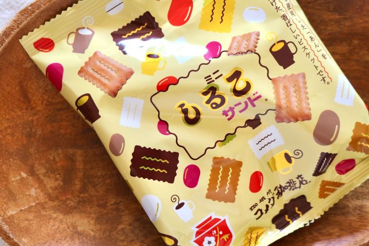 しるこサンドのパッケージ